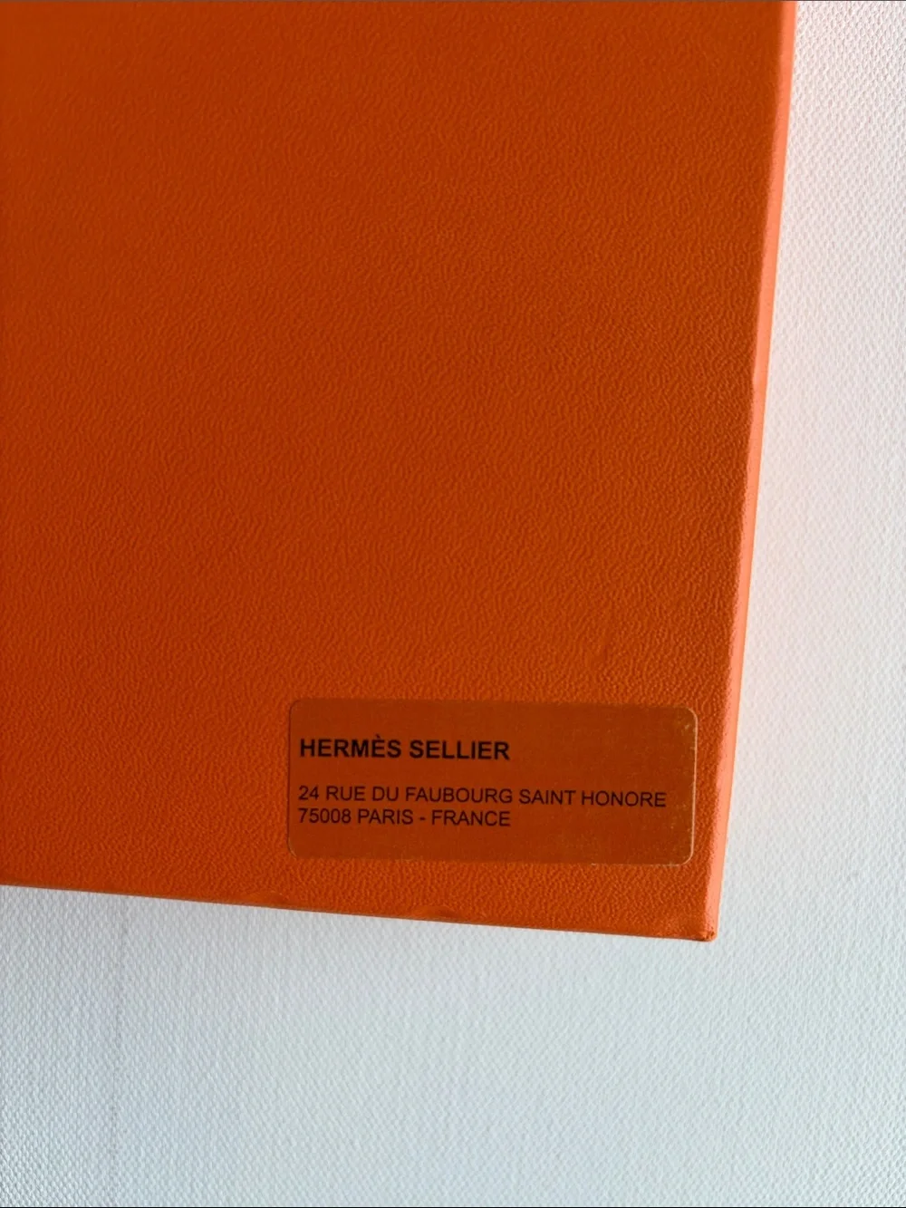 Hermes Orange Storage Boxes with White Foam Inserts